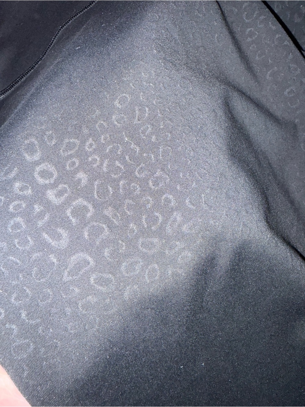 Size 8 lululemon Black with animal print